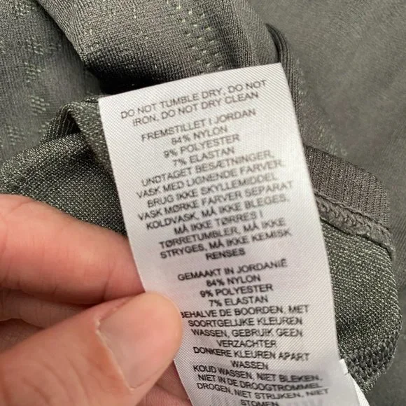 GYMSHARK - Dark Army Green High Waisted Leggings, Size S - Picture 6 of 6